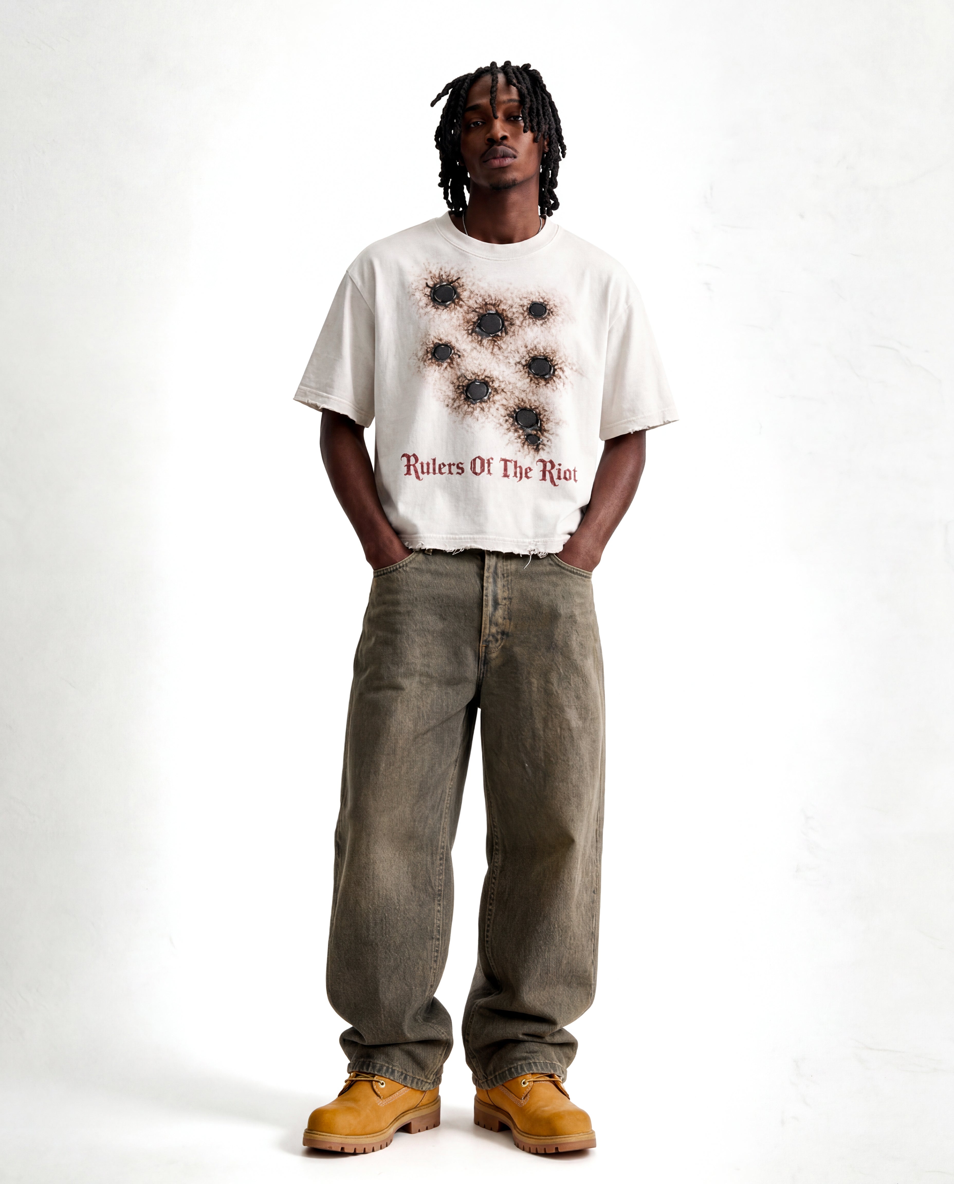 White Impact Tee